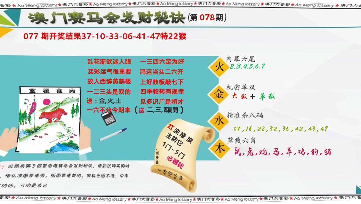发财秘诀 第78期