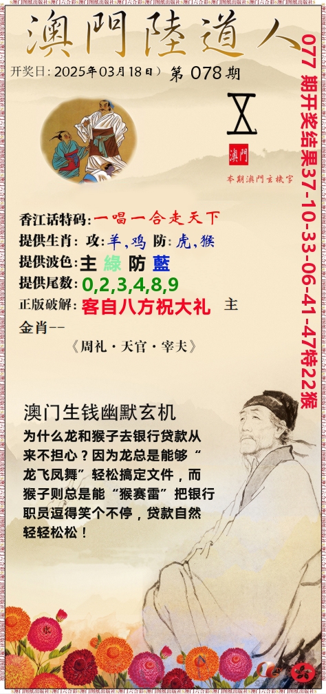 澳门陆道人 第78期