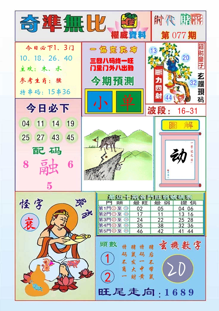 时代赌彩 第78期