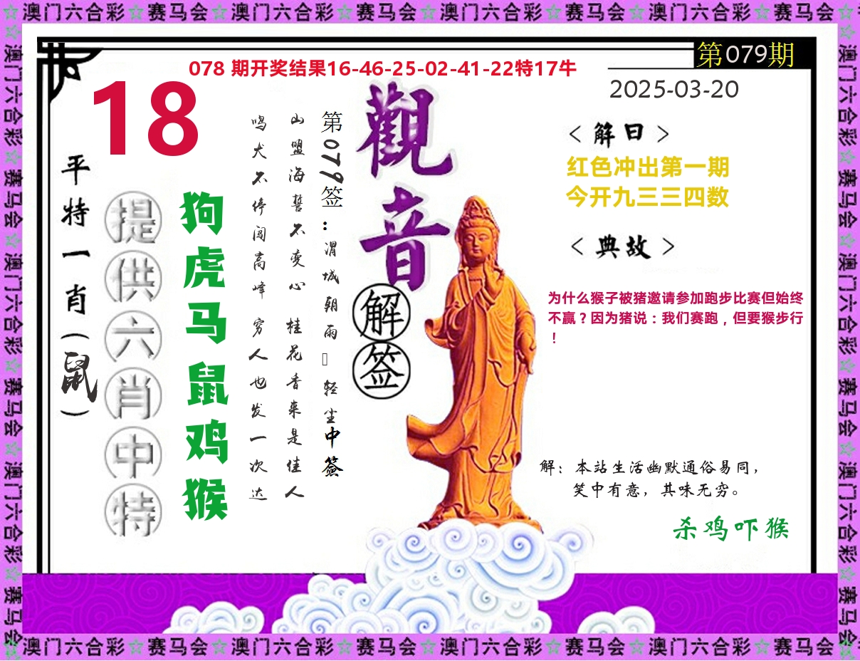 观音解签 第79期