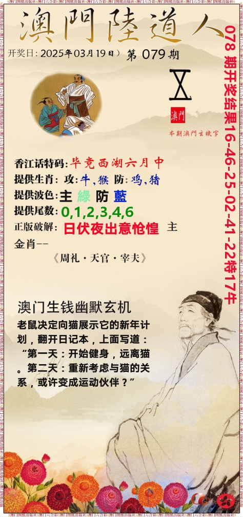 澳门陆道人 第79期