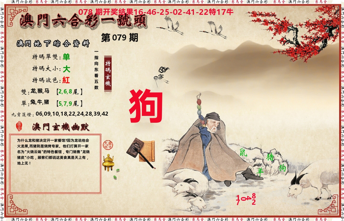 一号头 第79期