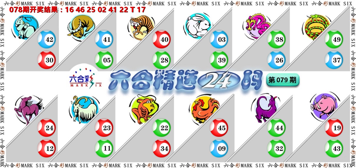 六合精选24码 第79期