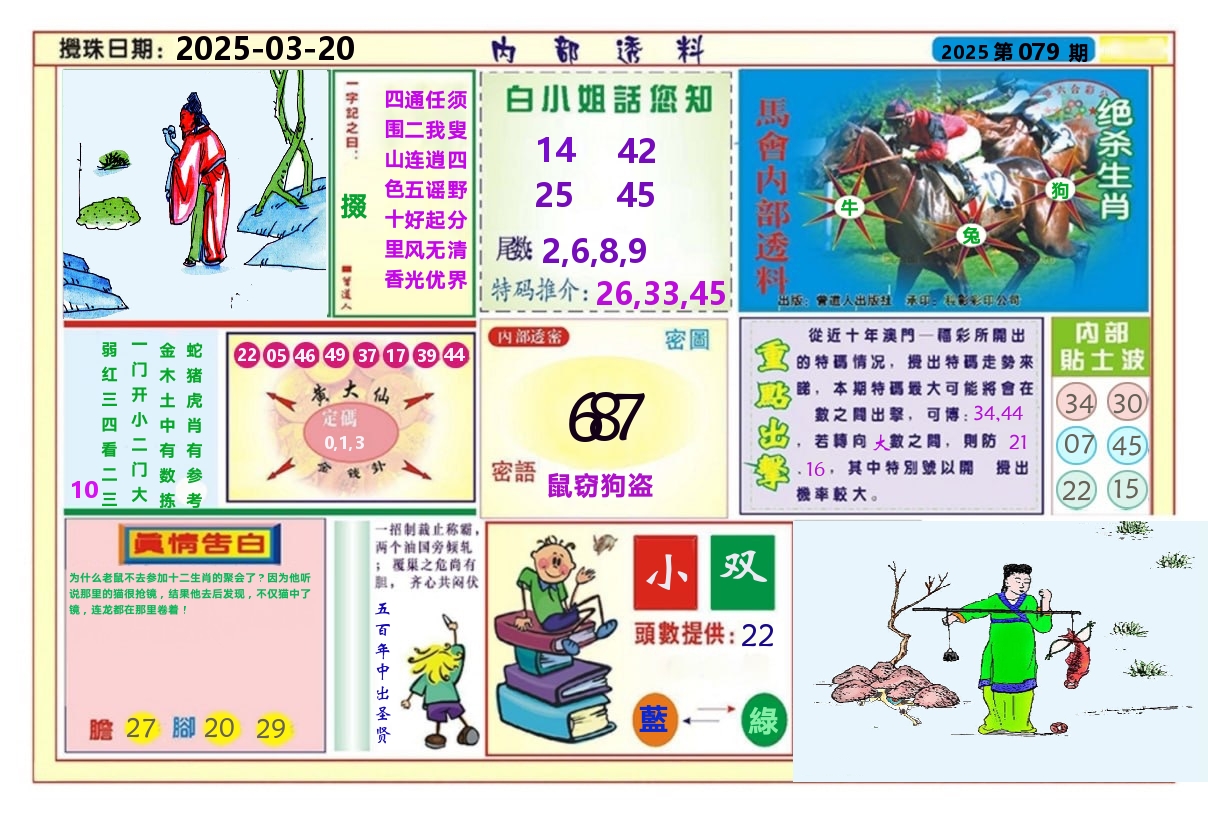 澳门内部透料A 第79期