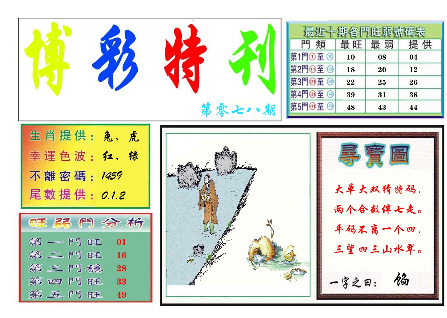 博彩特刊 第79期
