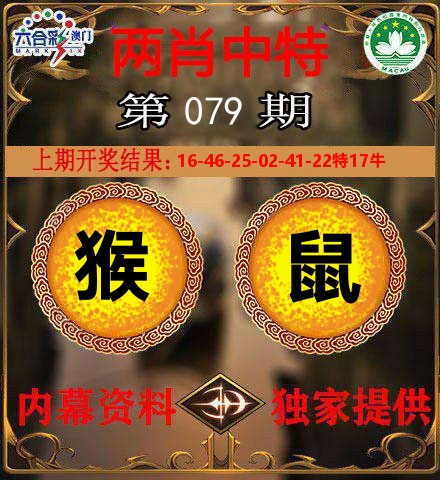 两肖中特 第79期