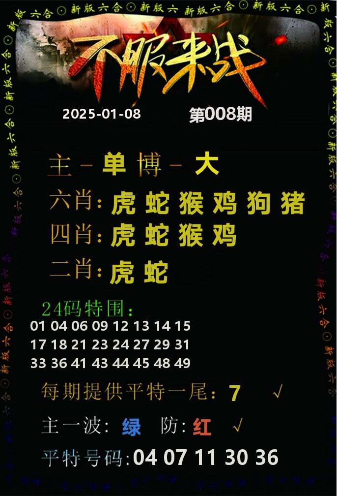 不服来战 第8期