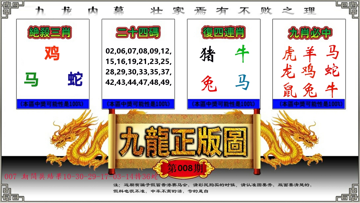 九龙正版图 第8期