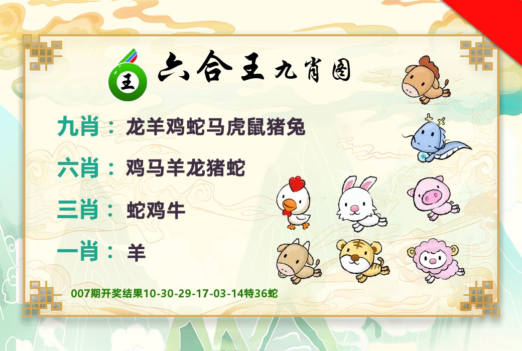 六合王九肖图 第8期