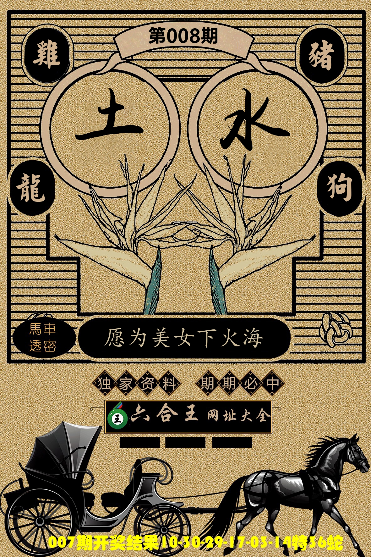 六合王马车透密 第8期