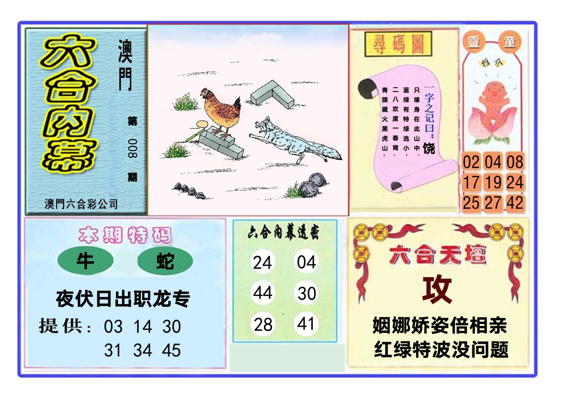 六合内幕 第8期