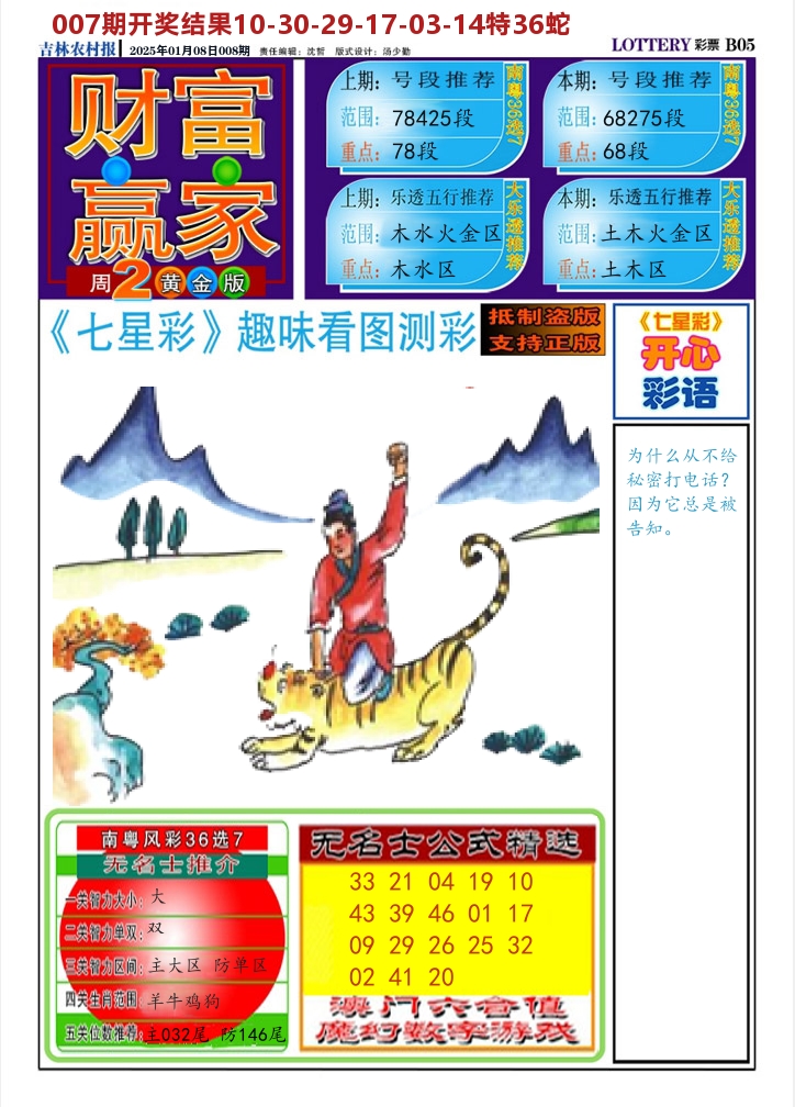 七星彩图A 第8期