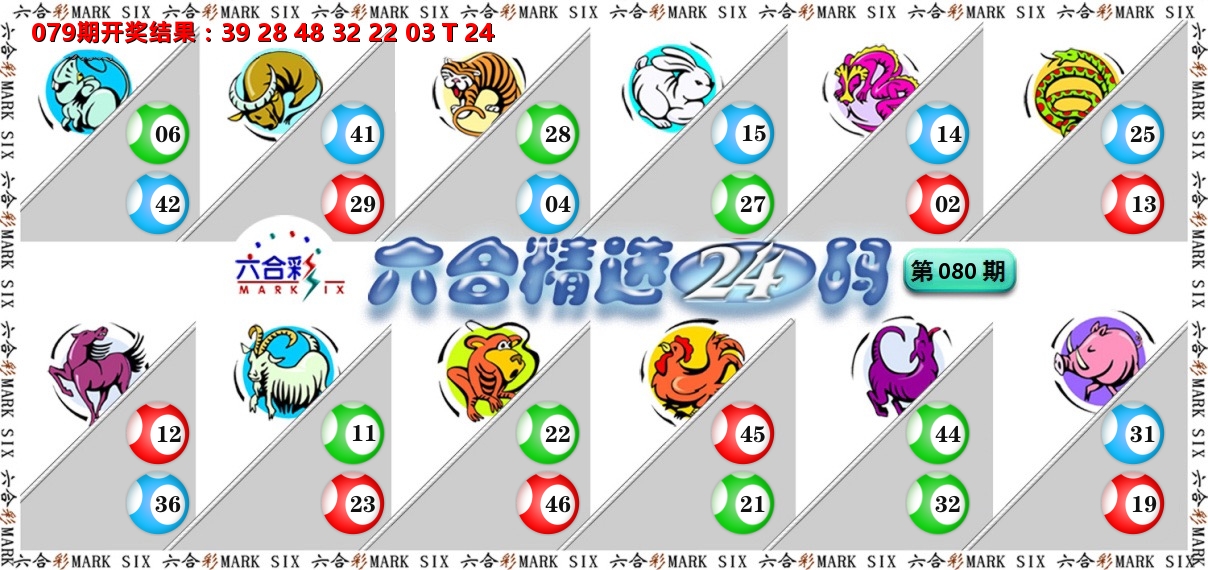 六合精选24码 第80期