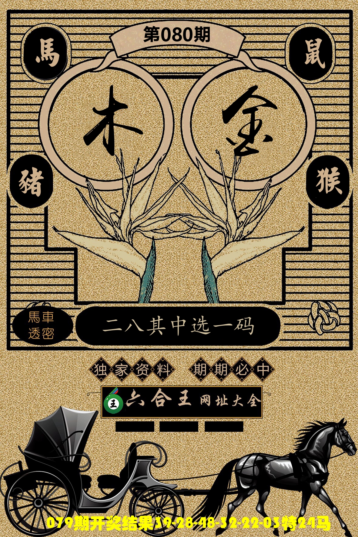 六合王马车透密 第80期