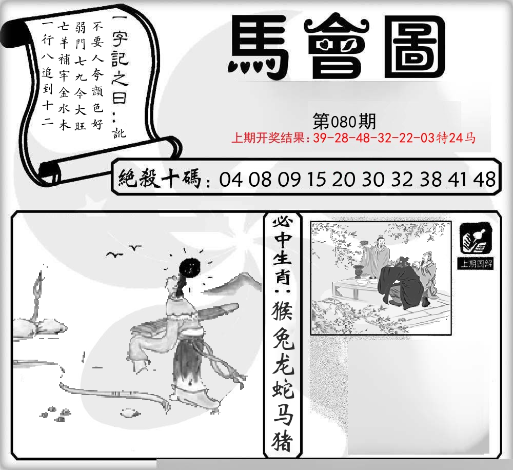 马会图 第80期