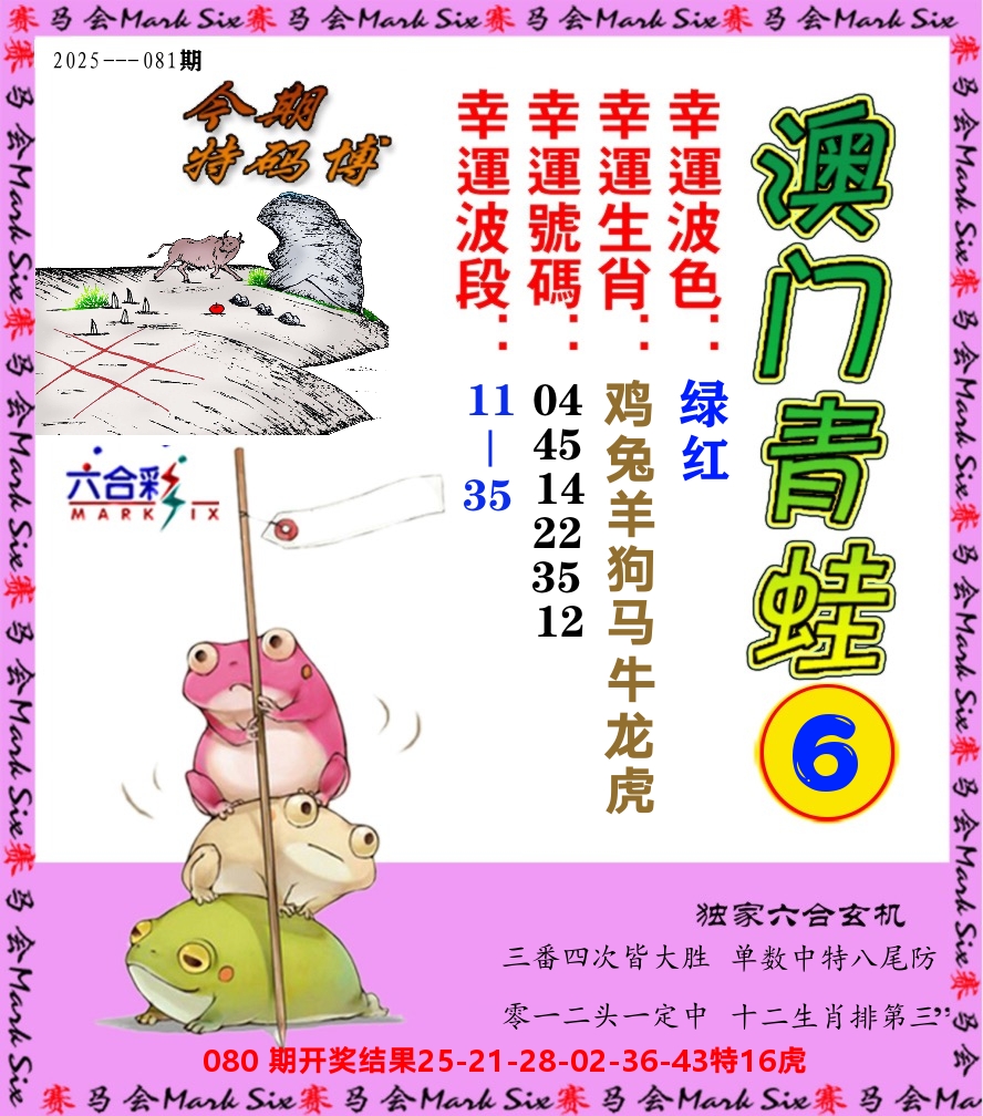青蛙系列6 第81期
