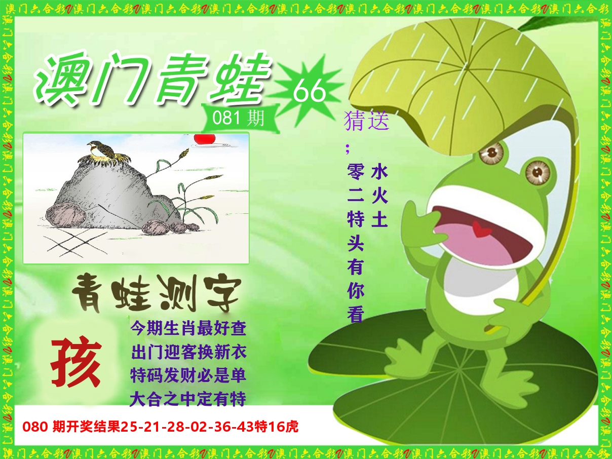 青蛙系列66 第81期