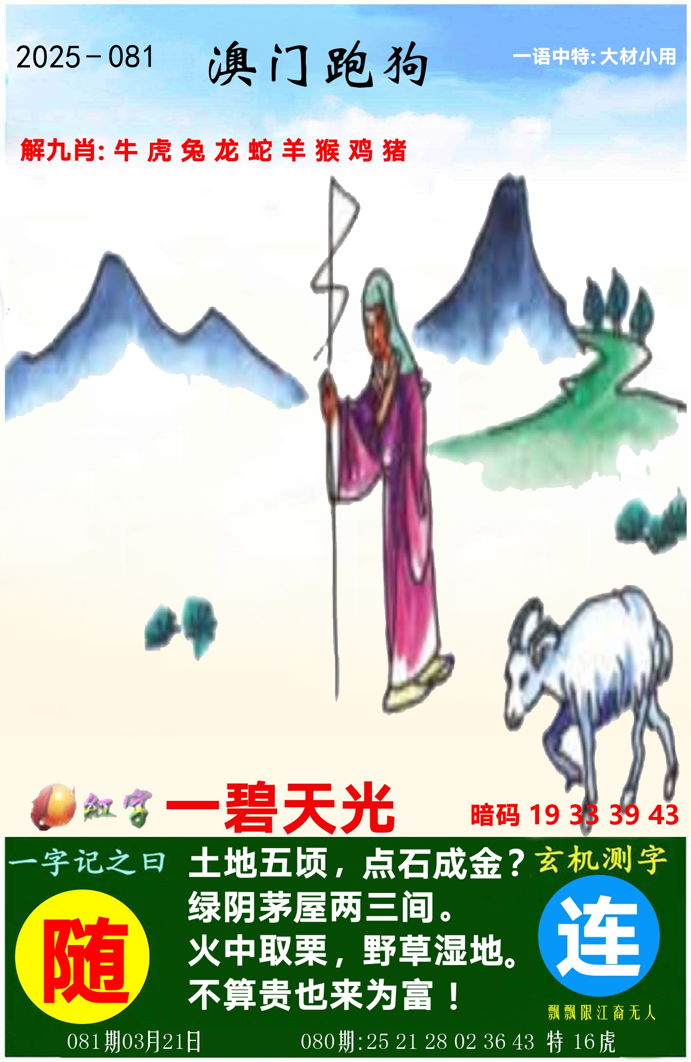 澳门跑狗图 第81期