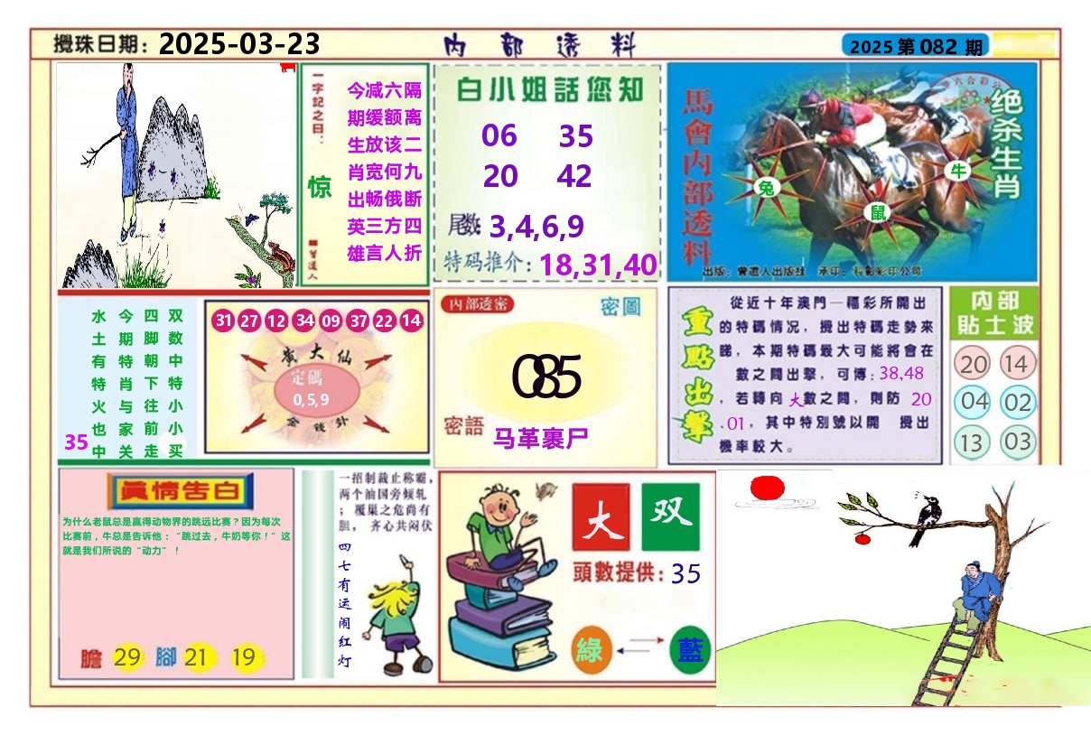 澳门内部透料A 第82期