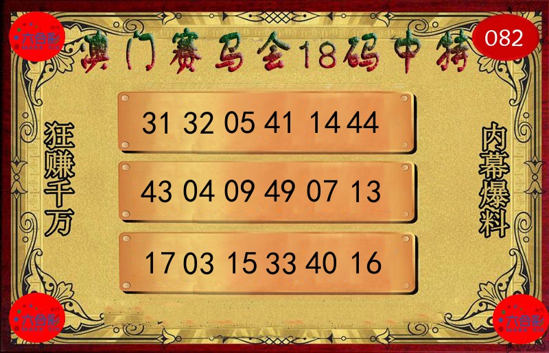 赛马会18码 第82期