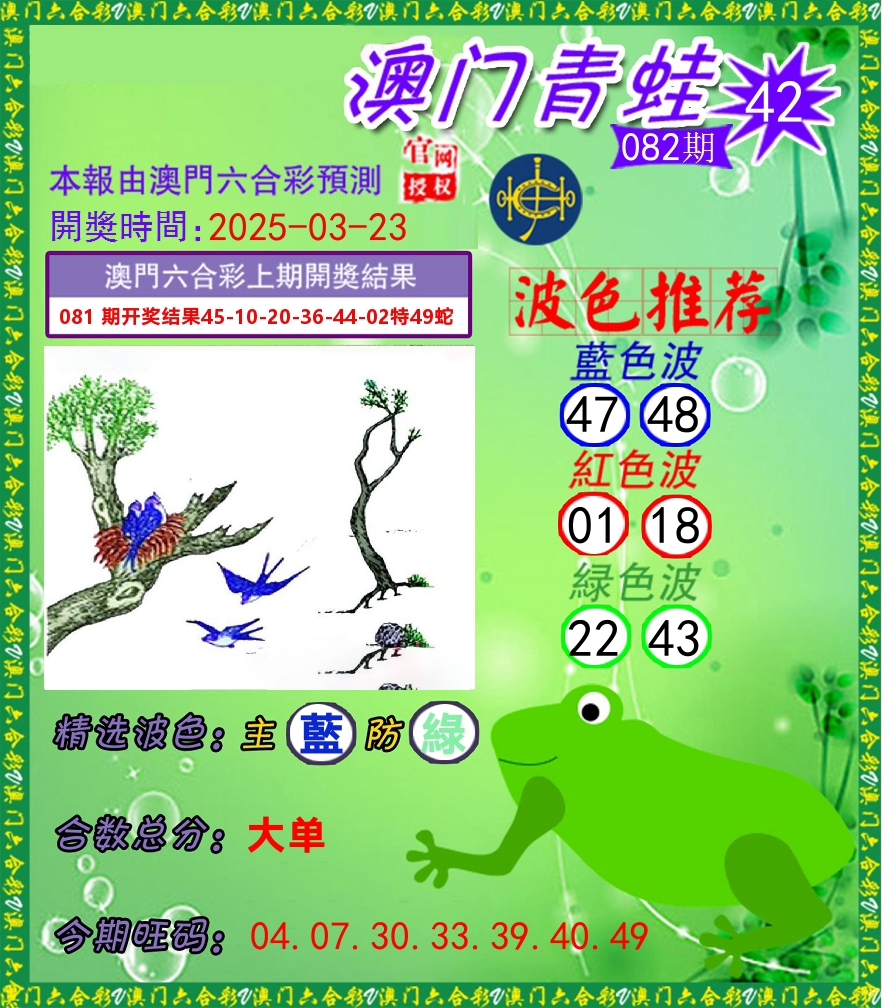 青蛙系列42 第82期