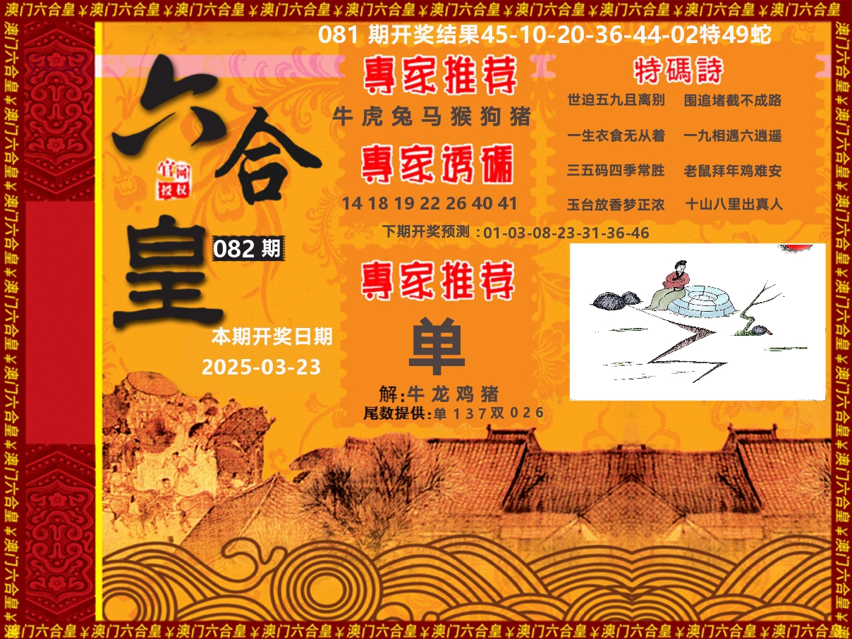 六合皇系列 第82期