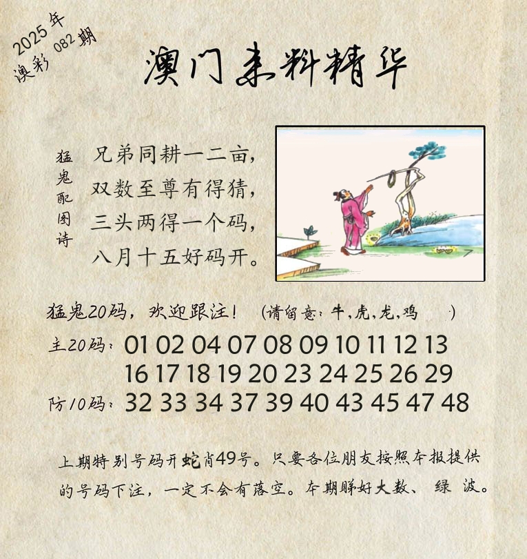 精华来料 第82期