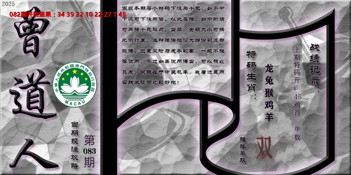 《曾道人攻略》 第83期