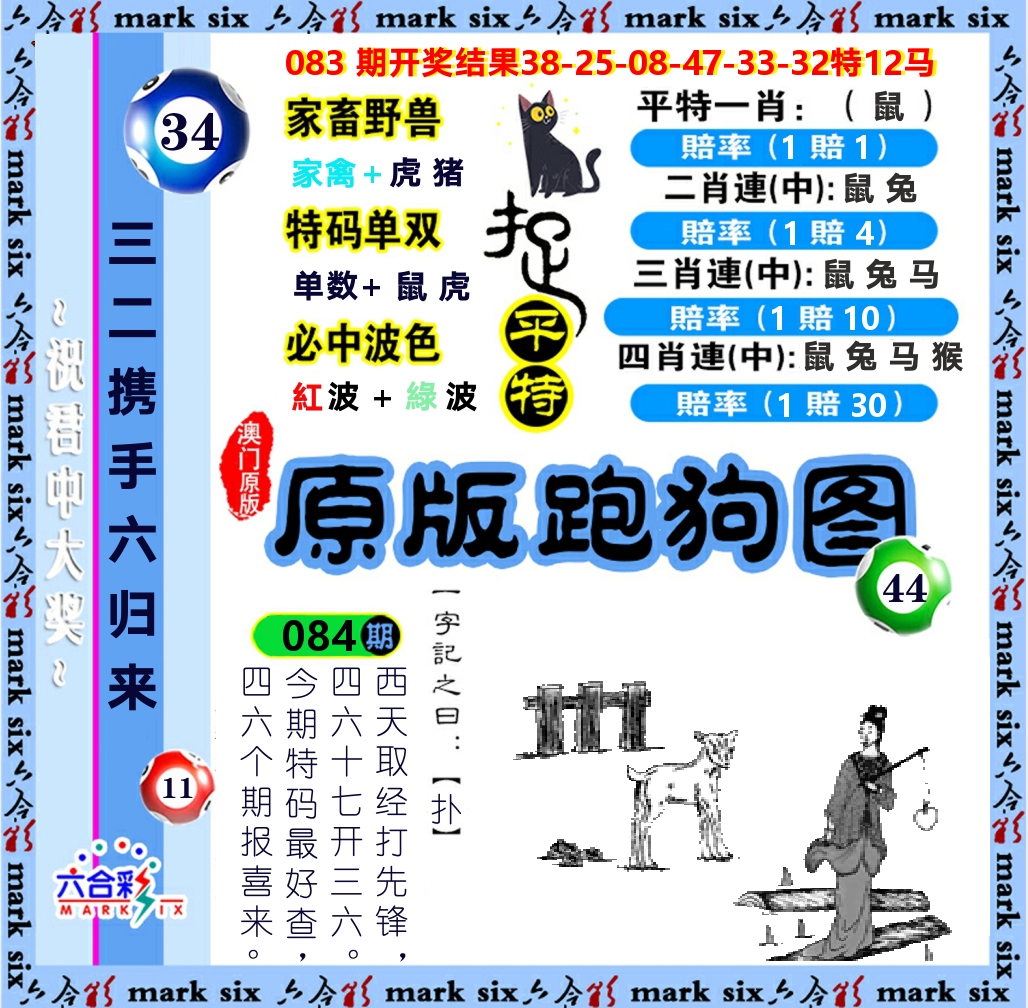 原版跑狗图 第84期