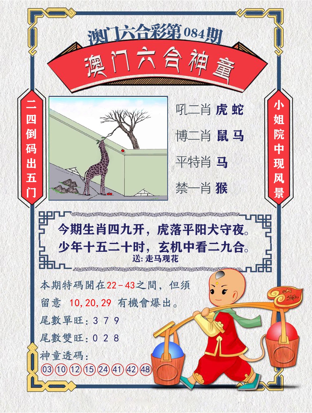 六合神童 第84期