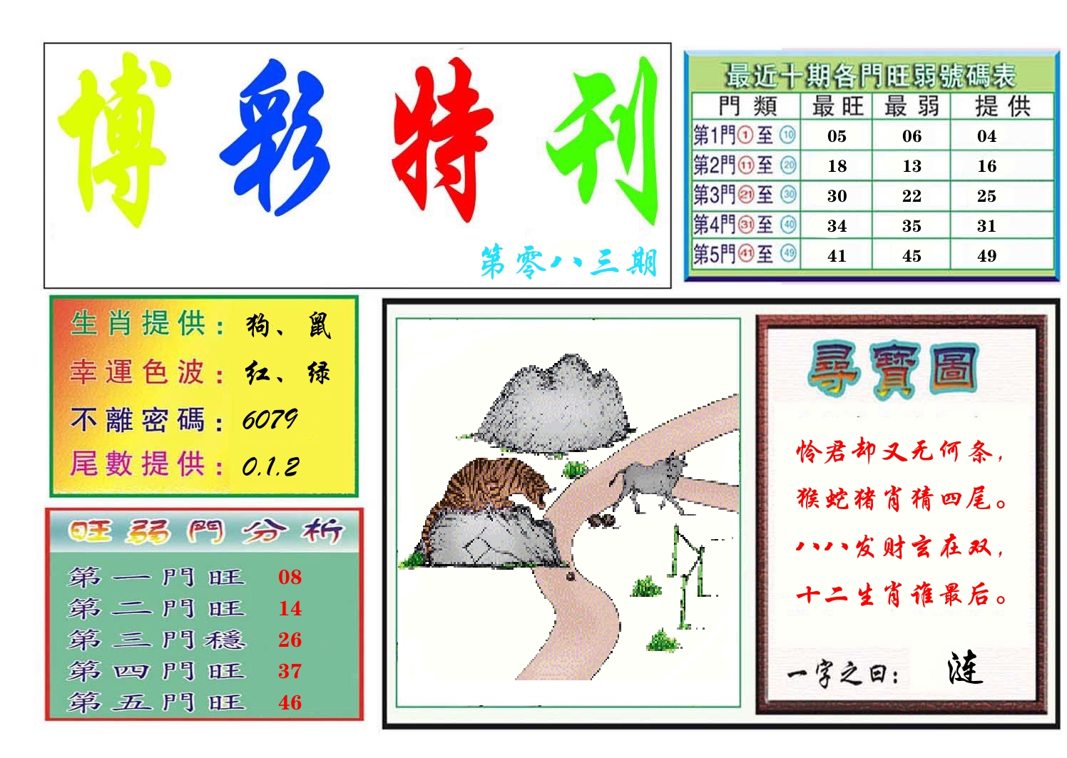 博彩特刊 第84期