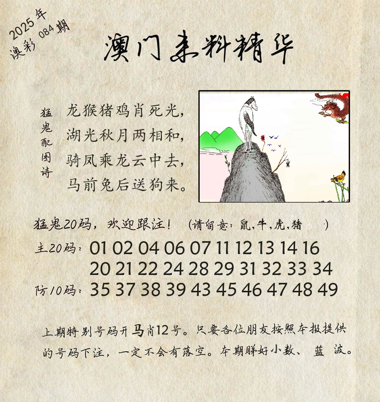 精华来料 第84期