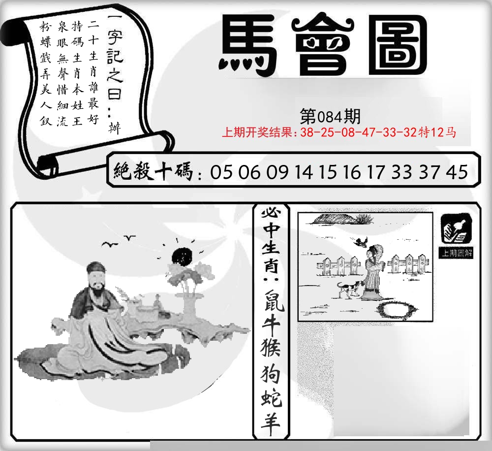 马会图 第84期