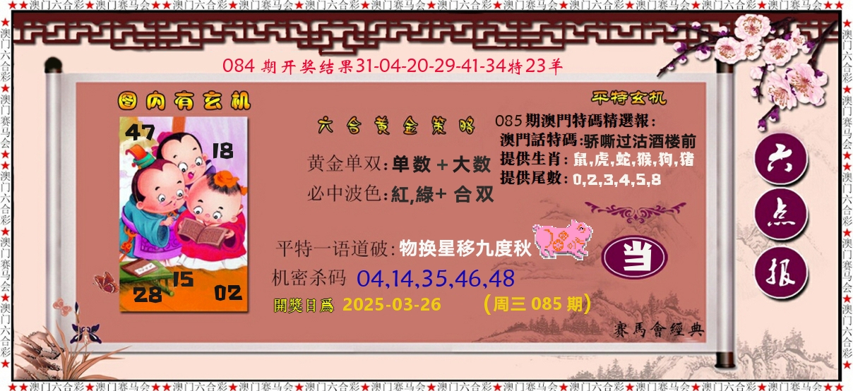 黄金策略 第85期