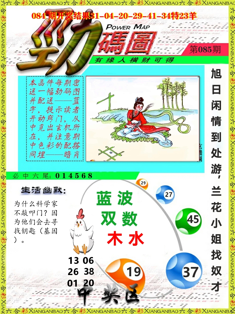 劲码图 第85期