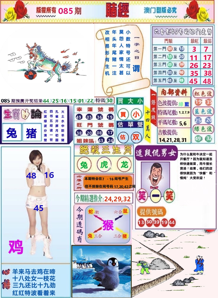 澳门赌经 第85期