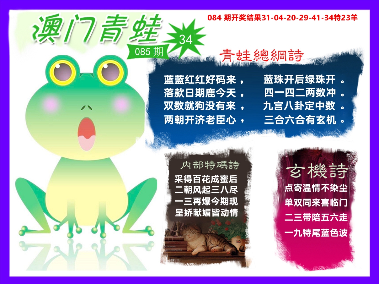 青蛙系列34 第85期