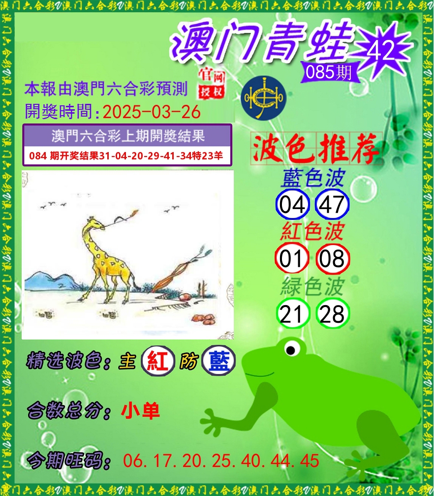 青蛙系列42 第85期