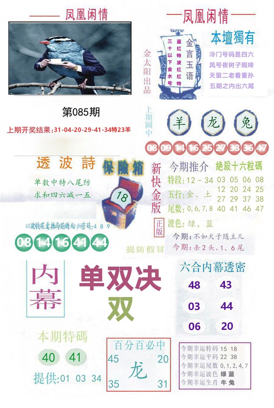 凤凰闲情 第85期