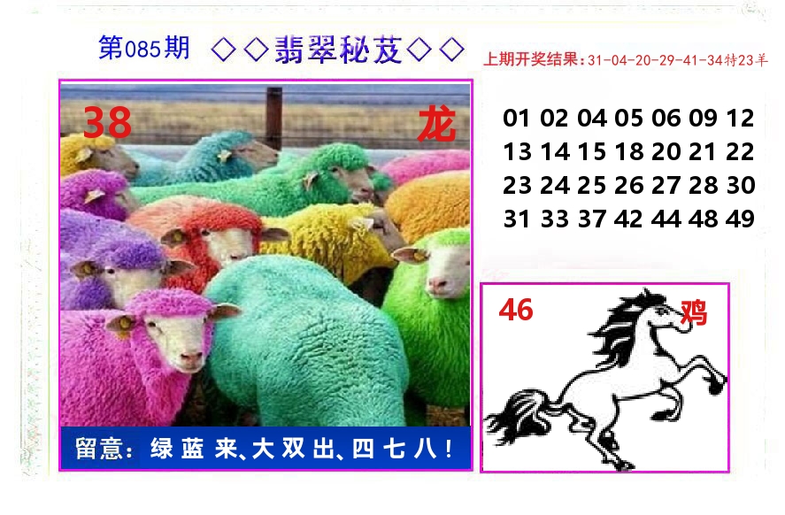 翡翠秘芨 第85期