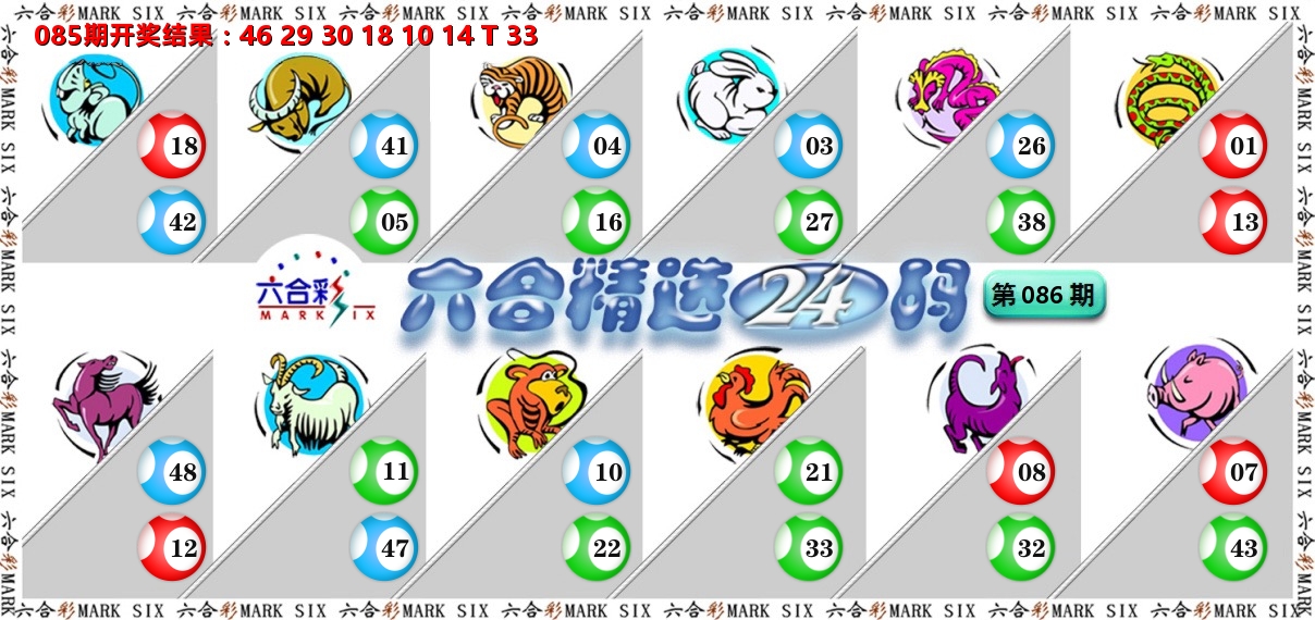 六合精选24码 第86期