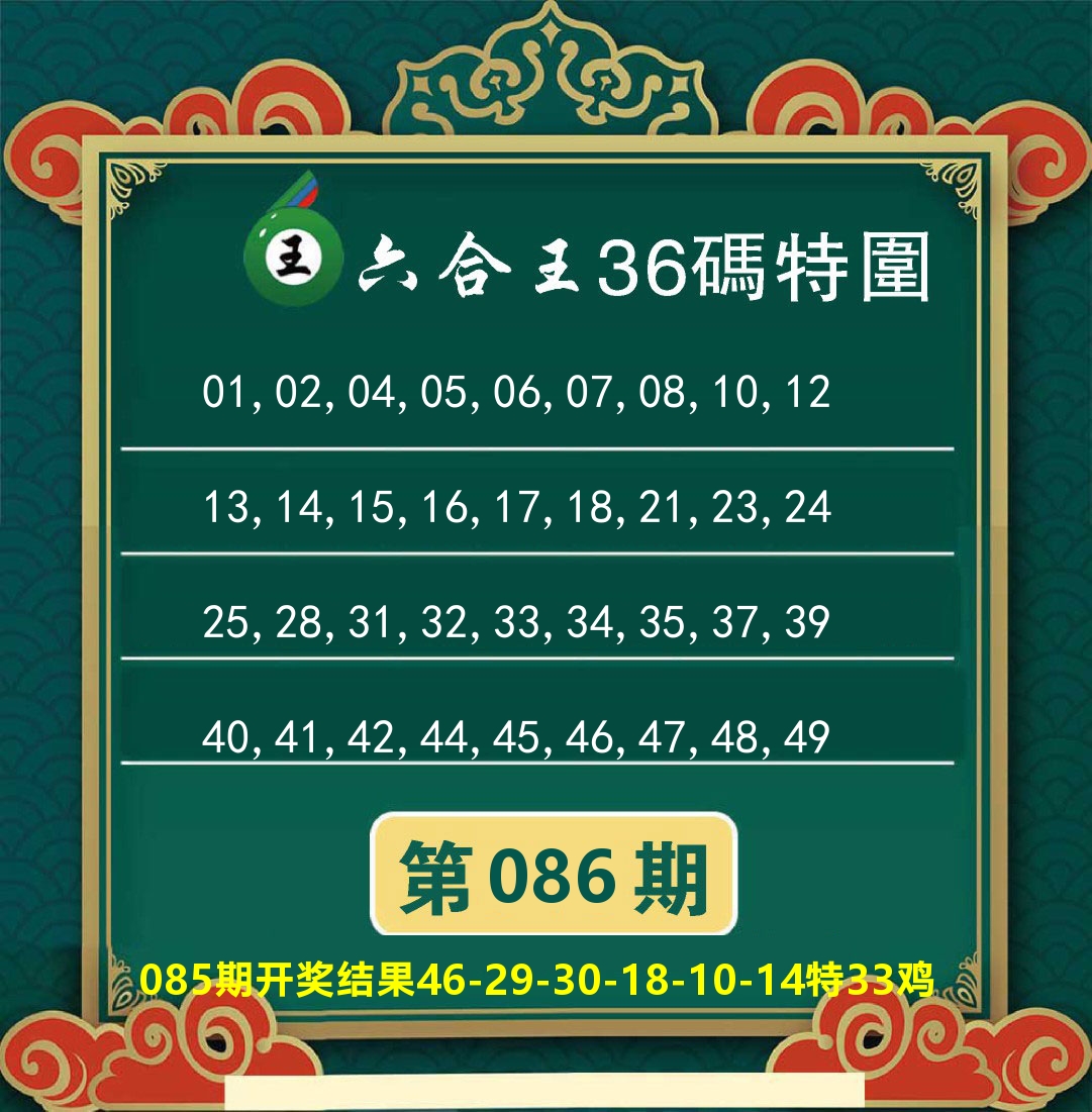 澳门特码王B 第86期