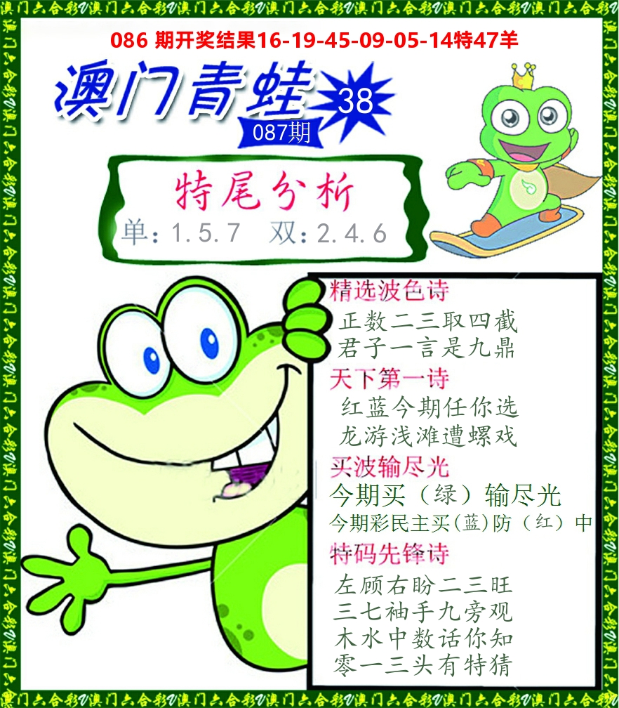 青蛙系列38 第87期