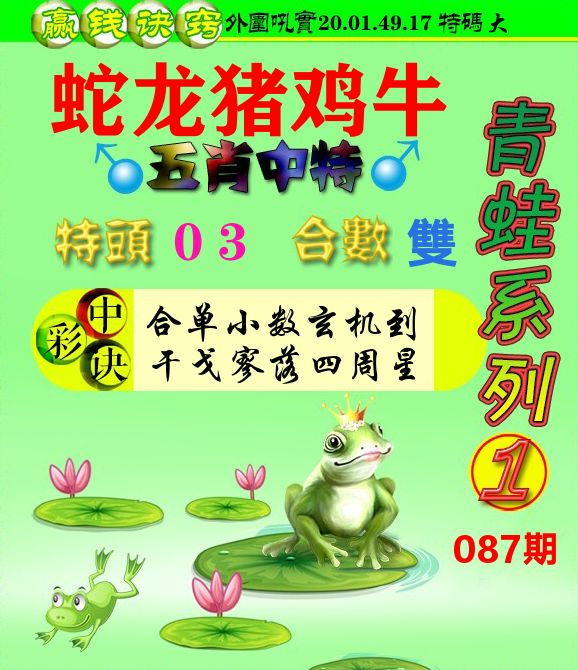 青蛙彩图 第87期