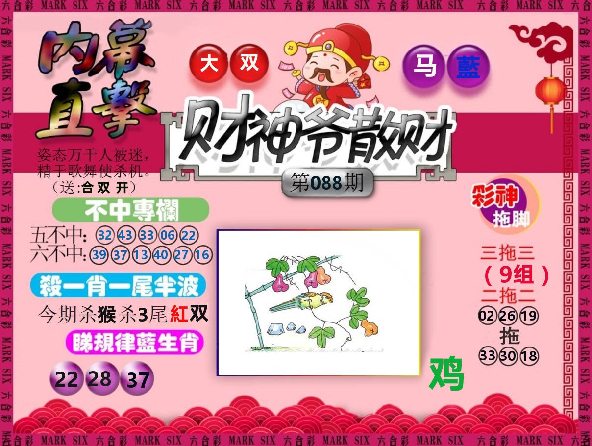 财神爷散财 第88期