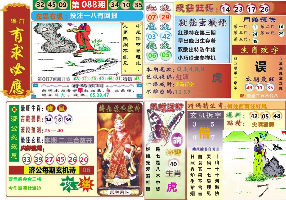 澳门有求必应 第88期