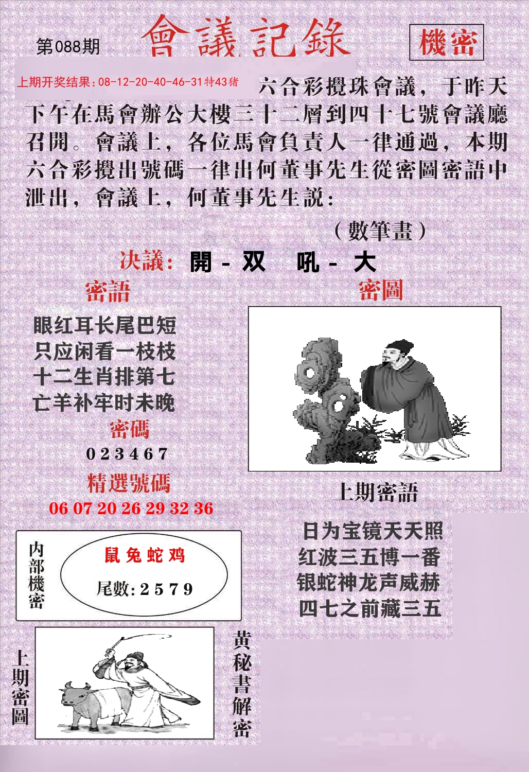 会议记录 第88期