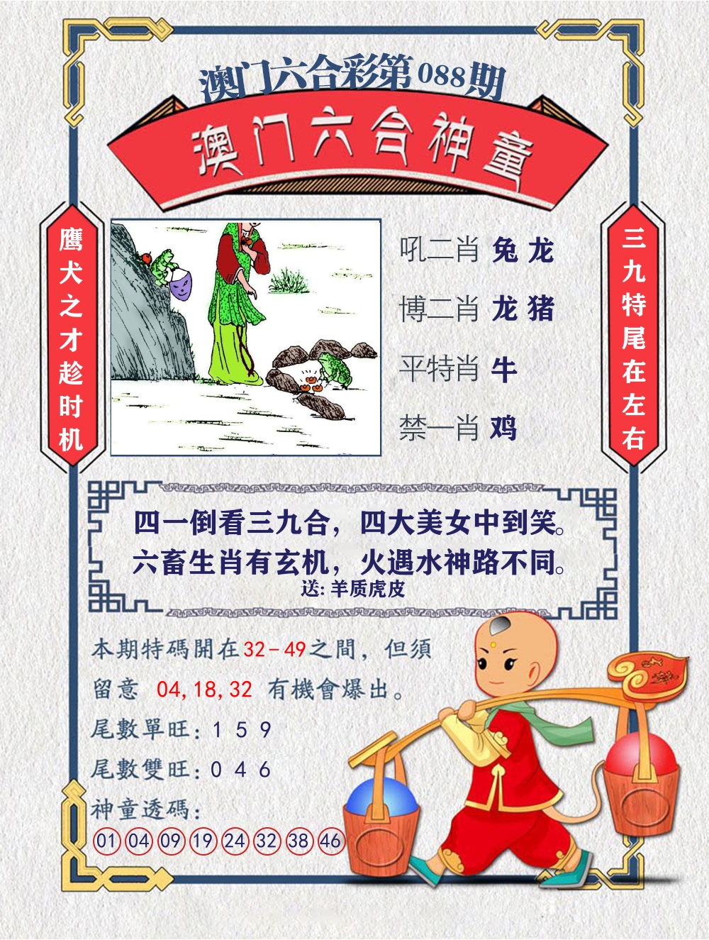 六合神童 第88期
