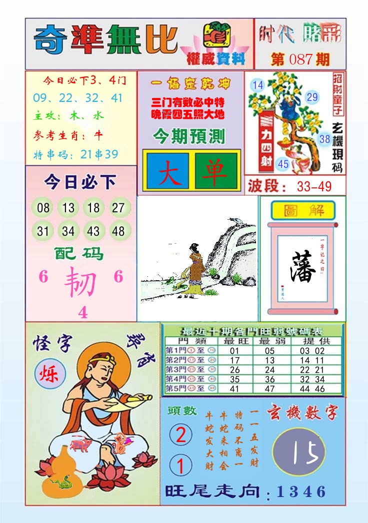 时代赌彩 第88期