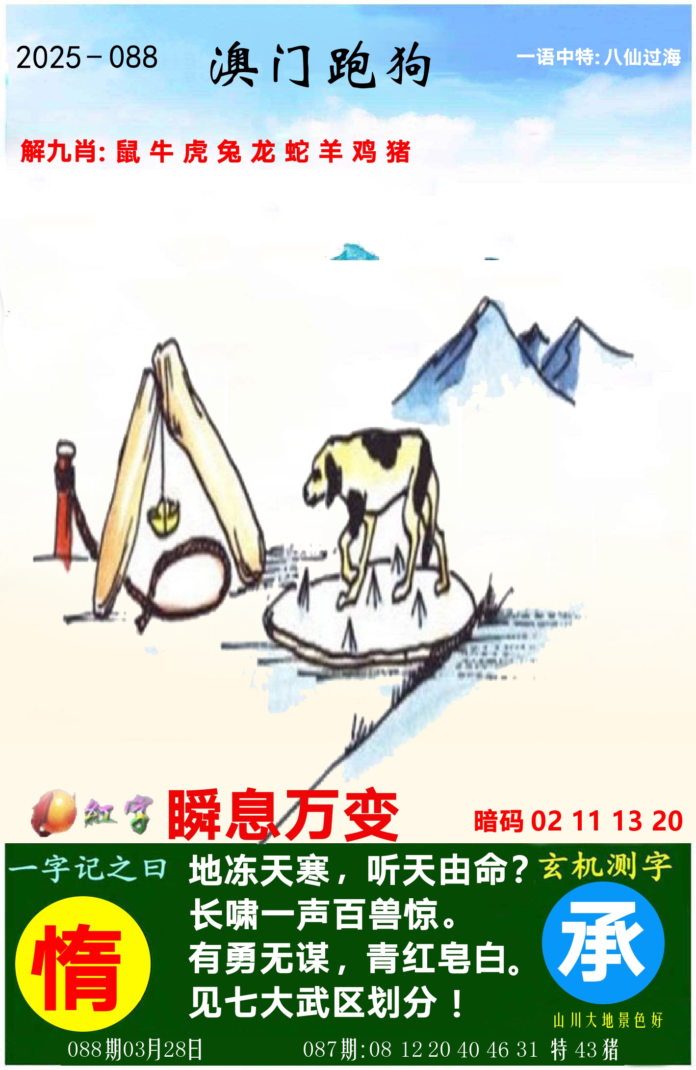 澳门跑狗图 第88期